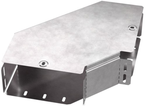 Угол для лотка горизонтальный с крышкой Промрукав Стандарт 90град. 200х100 фото Угол для лотка горизонтальный с крышкой Промрукав Стандарт 90град. 200х100 картинка